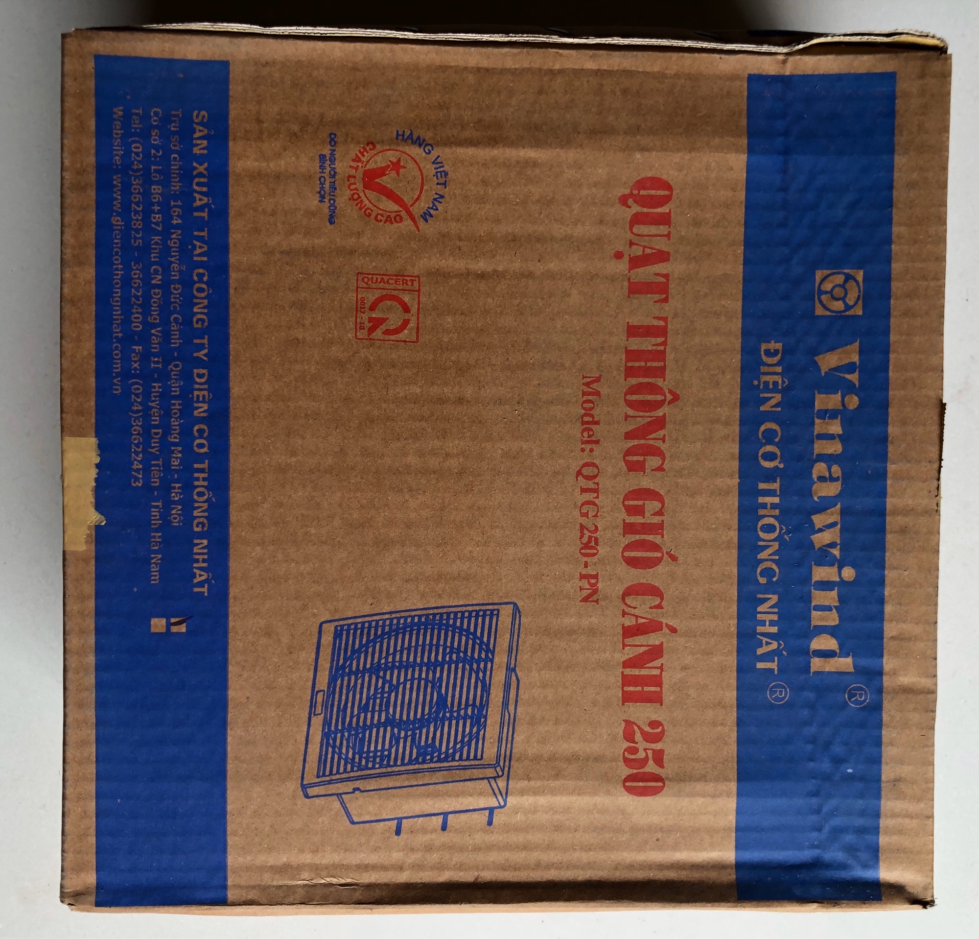 Quạt thông gió Vinawind QTG 250-PN