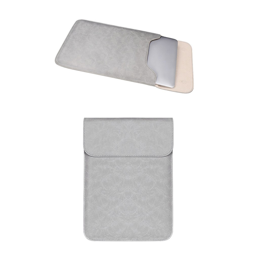 [HCM]Túi chống sốc da cho Macbook laptop