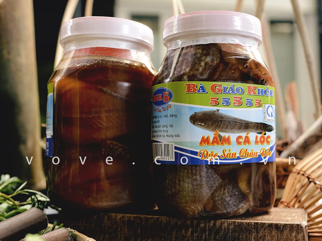 Mắm Cá Lóc nguyên hiệu Bà Giáo Khỏe Châu Đốc 500gr
