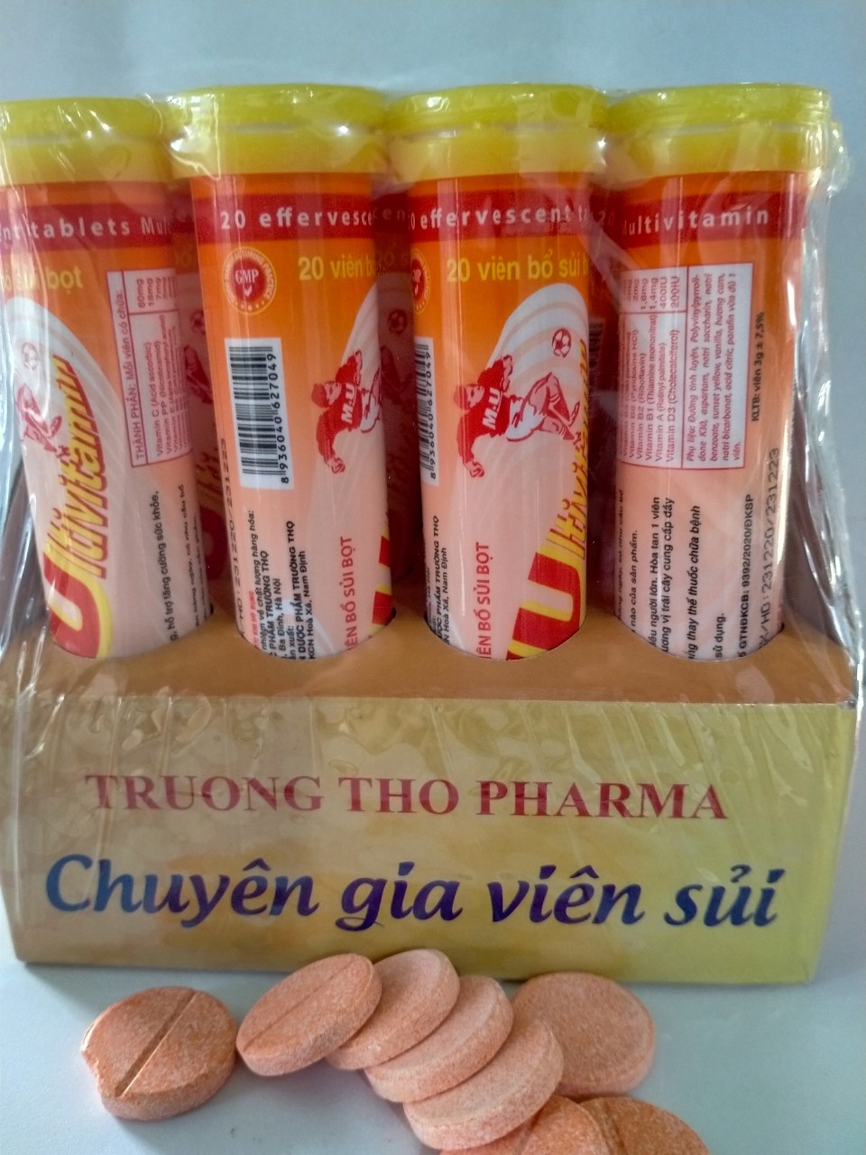 Viên sủi MULTIVITAMIN Tub 20 viên