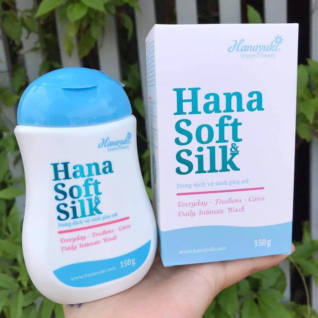 Dung dịch vệ sinh phụ nữ hana soft silk