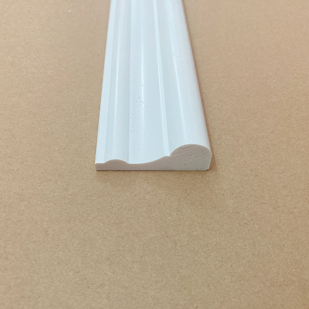 Phào chỉ nhựa, chỉ lưng 5cm trắng