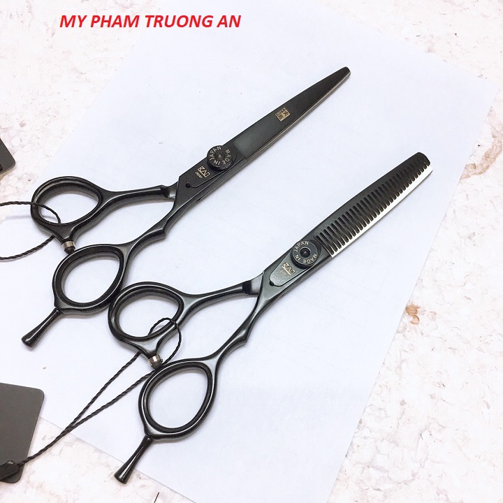 Kéo cắt tóc cao cấp màu đen Kai Kasho 6.0inch