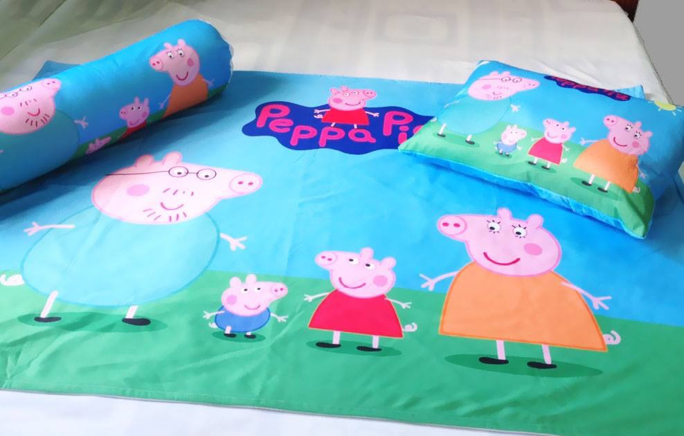 Set chăn gối Peppa Pig cho bé mẫu giáo