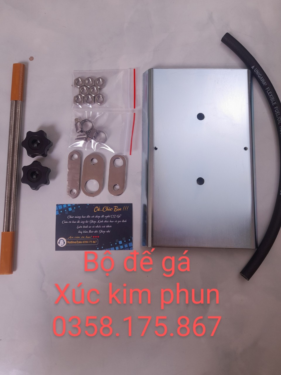 Đế Gá Xúc Kim Phun
