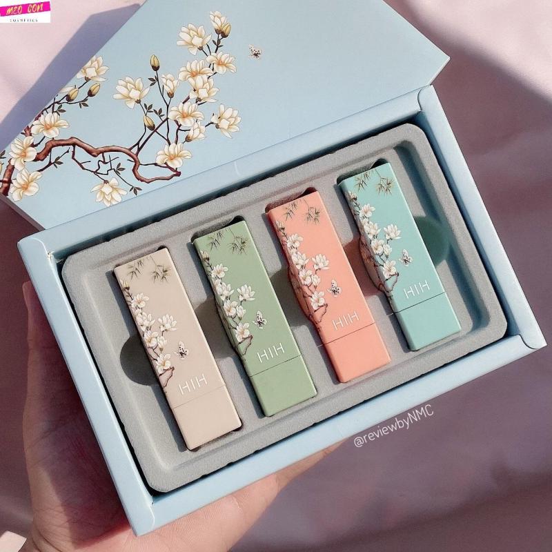 Set 4 cây son HIH Elegant Orchid siêu hot siêu xinh màu siêu chuẩn