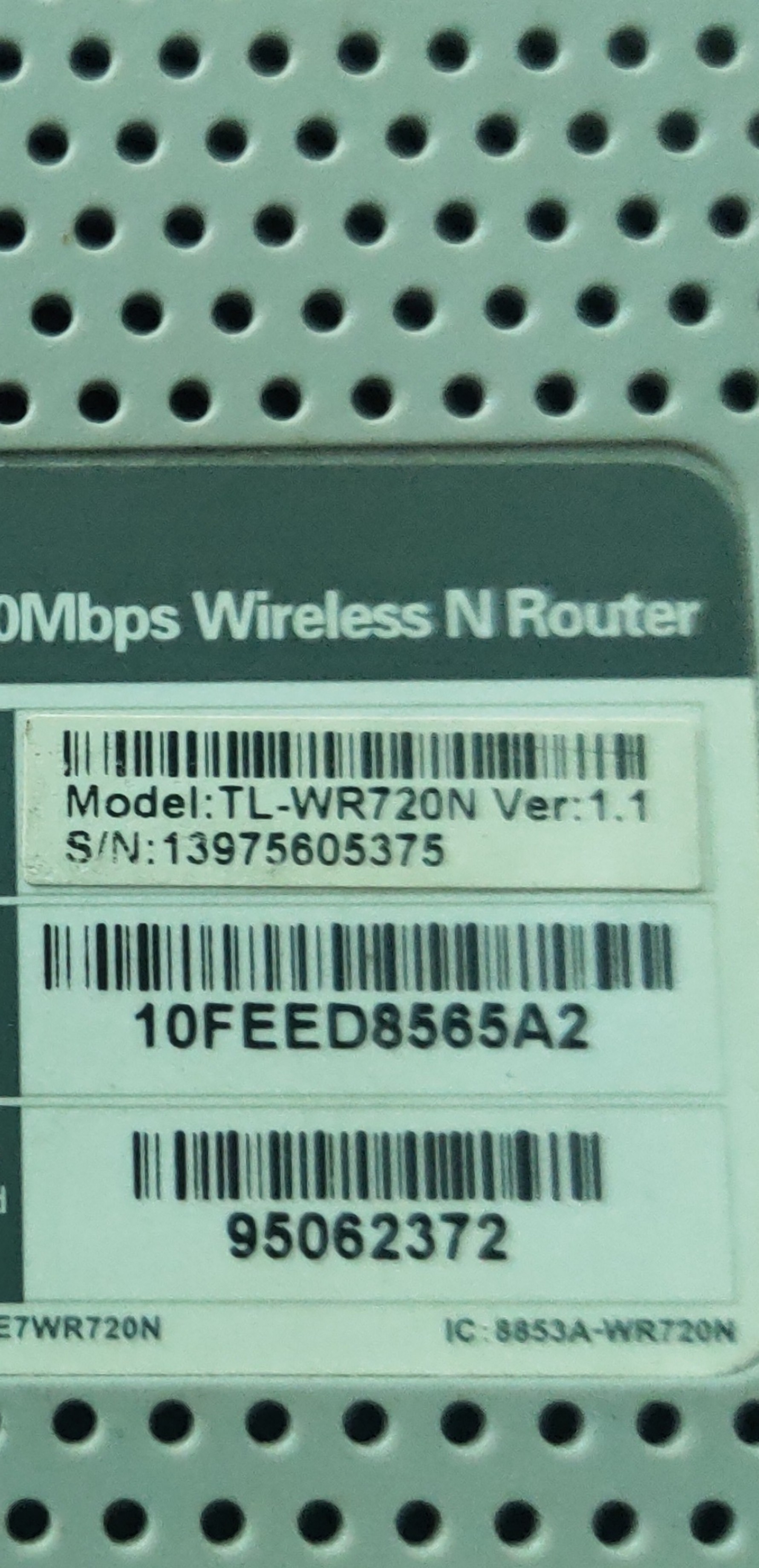 Cục phát wifi (Router + Repeater) TP-Link 720N không ăng ten