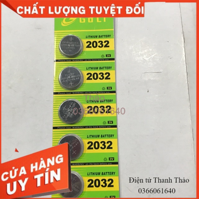 Pin 3v -kí hiệu 2032