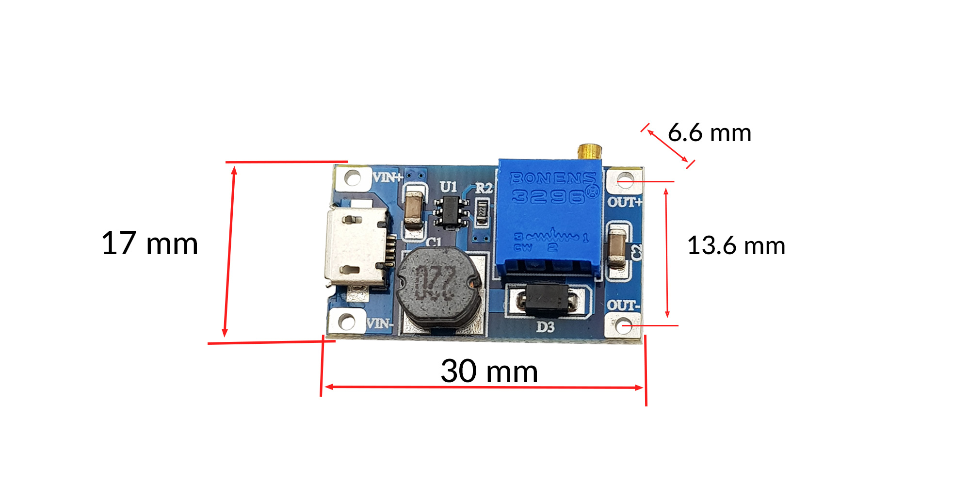 Mạch Tăng Áp Mini HT016