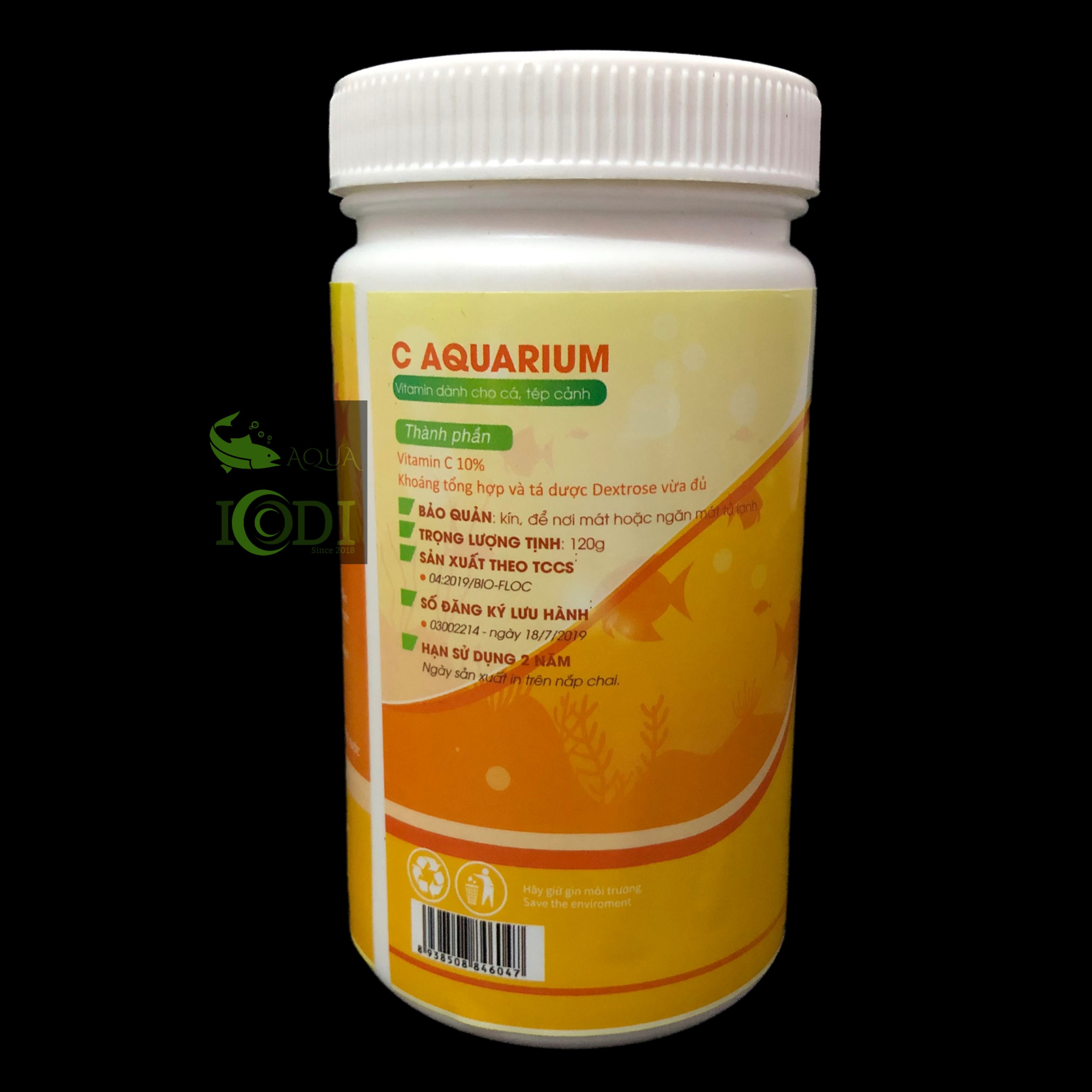 Bột Vitamin C Mr Bio -FISH C Aquarium (120g) cho cá cảnh - Hàng Công Ty