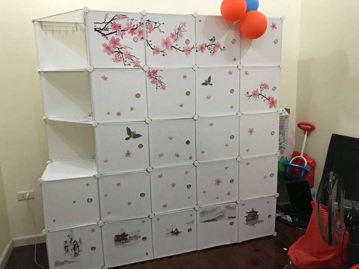 [HCM]Tủ Nhựa Ghép 20  Ngăn