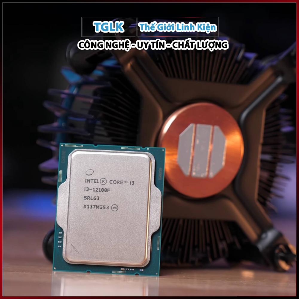 Vi Xử Lý CPU Intel Core i3 12100F (4 Nhân / 8 Luồng) Tray Mới Chính Hãng