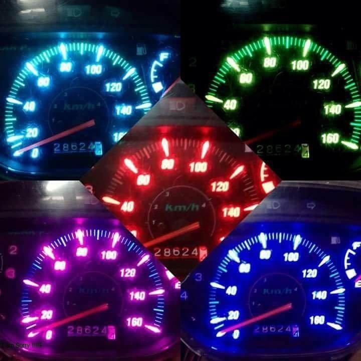 Led đá số đổi màu cho xe 5 số