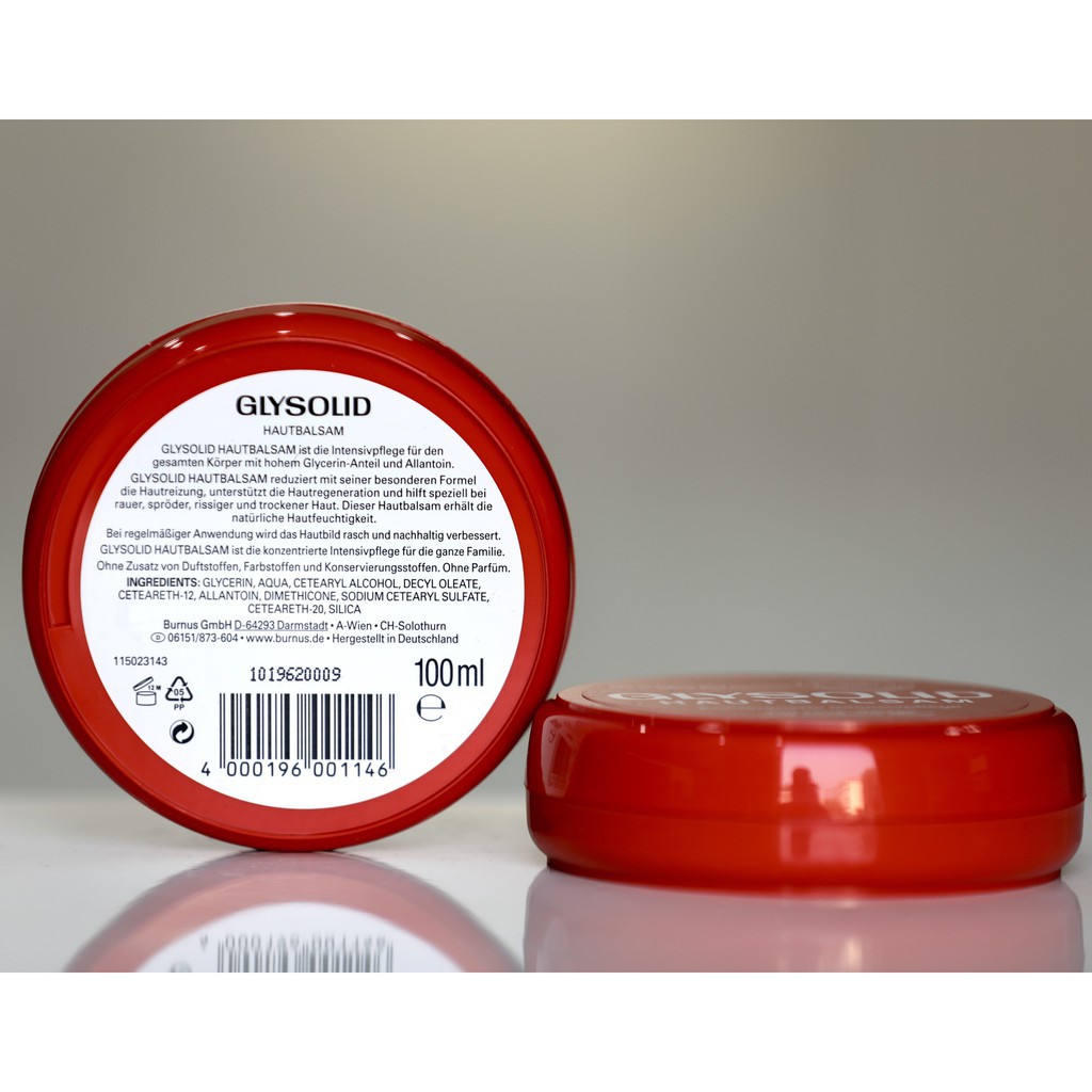 [ HÀNG ĐỨC CHÍNH HÃNG ] Kem Nẻ Glysolid Hautbalsam, 100 ml