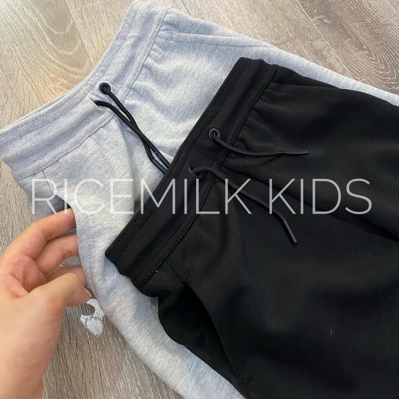 Quần jogger nỉ ép Hm xuất dư xịn