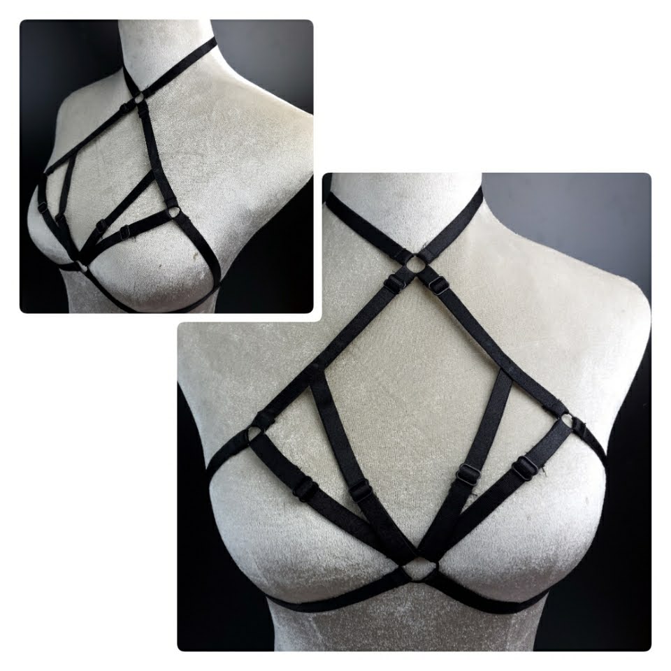 Áo lót dây cosplay sexy 3 màu gợi cảm - nội y gợi cảm màu đen by nhà sò al03