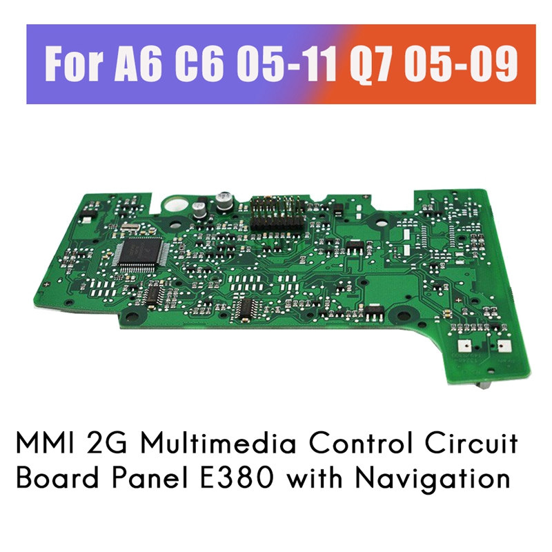4l0919610 4f1919611 for -audi a6 05-11 q7 05-09 mmi 2g multimedia control circuit board panel e380 with navigation pcb