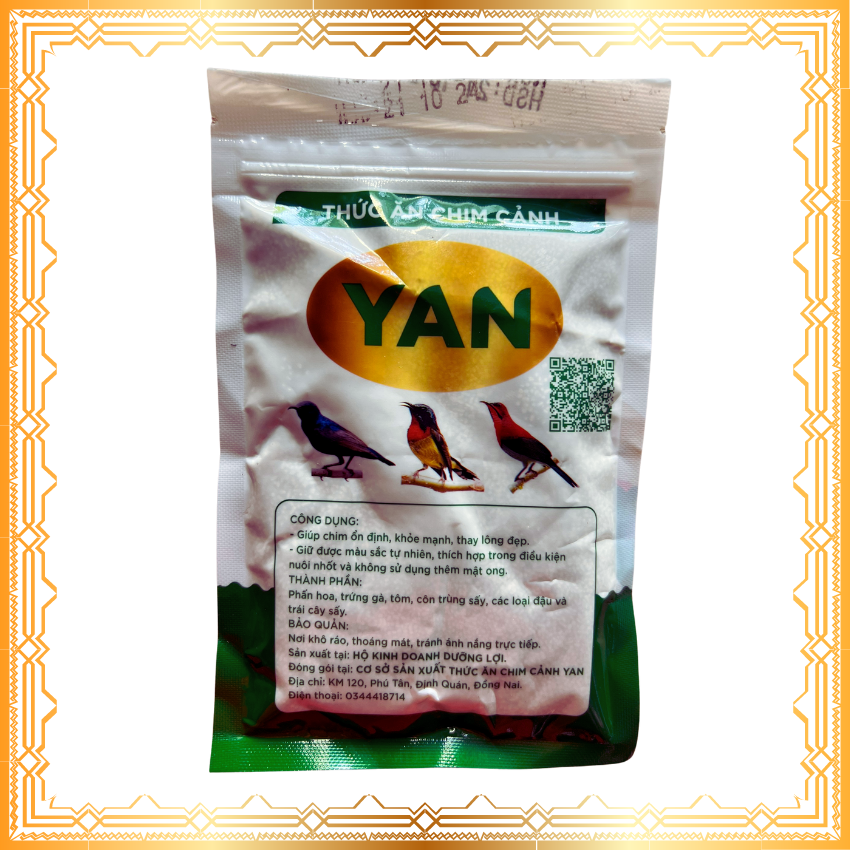 COMBO 2 GÓI Cám YAN dưỡng, cám chim hút mật YAN.