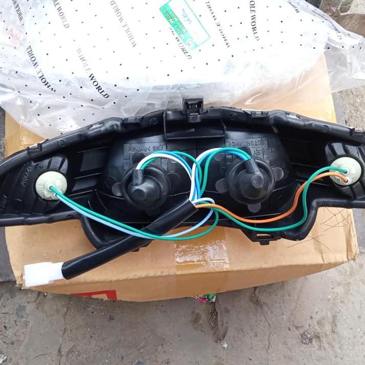 Cụm Đèn Pha Wave Anpha Loại 2 Bóng