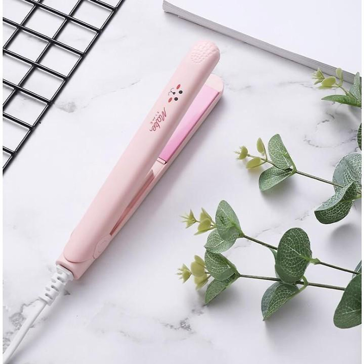 Máy Ép Tóc Mini Hình Thú - Máy Là Tóc, Uốn Duỗi Kẹp Tóc Đa Năng