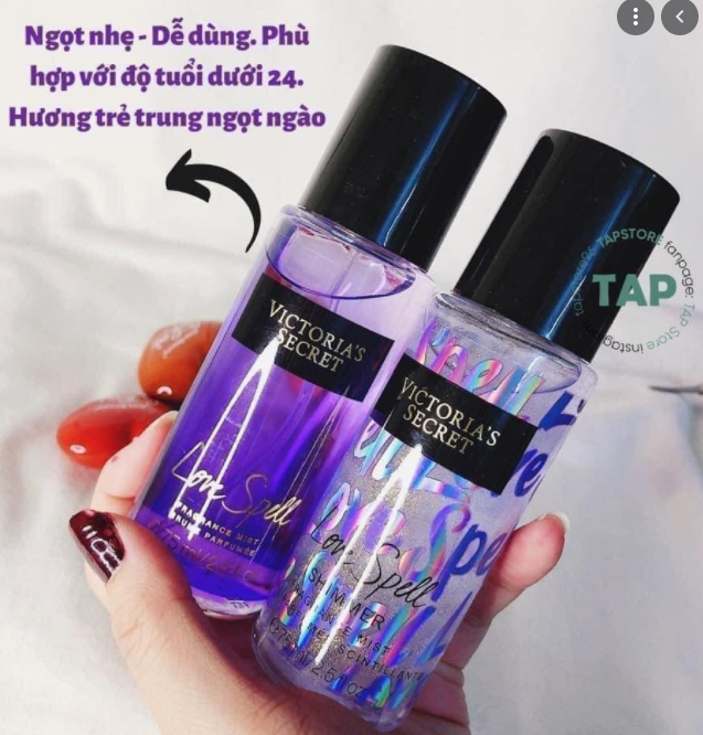 Set 2 xịt thơm Victorias Secret cao cấp [ngẫu nhiên]