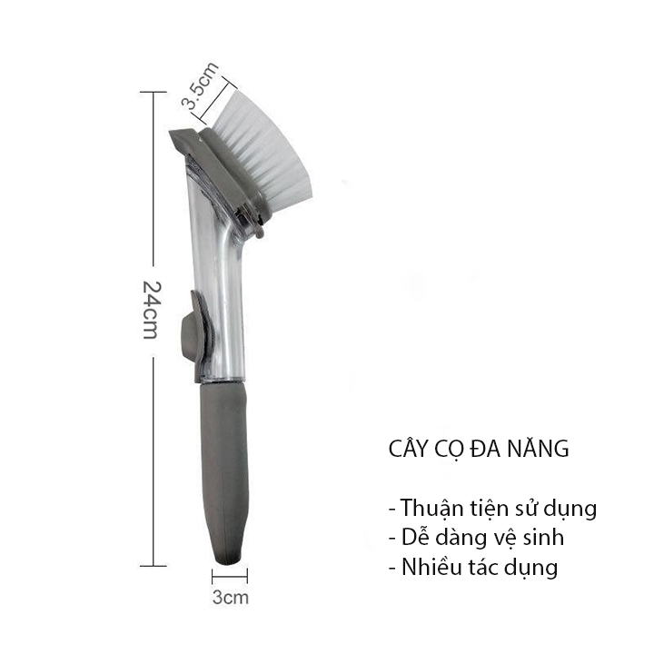 [ TẶNG QUÀ] Bộ dụng cụ rửa bát, lau cọ nồi, lau cọ chậu rửa bát tự nhà dầu thông minh tặng kèm 2 đầu bọt biển rửa bát thiết kế tay cầm dài vô cùng tiện lợi, bộ cọ rửa chén thông minh