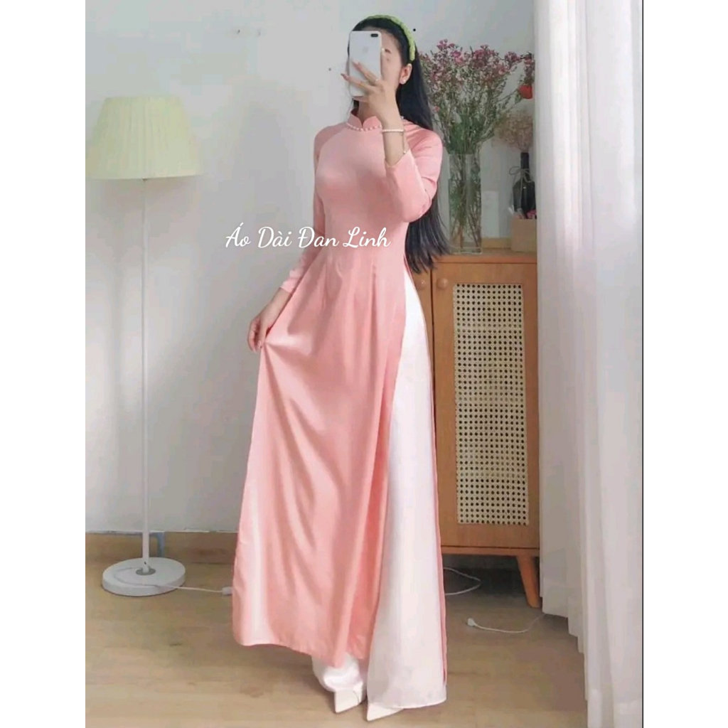 Đủ màu áo dài lụa tây thi dày mịn đẹp - Áo Dài Đan Linh
