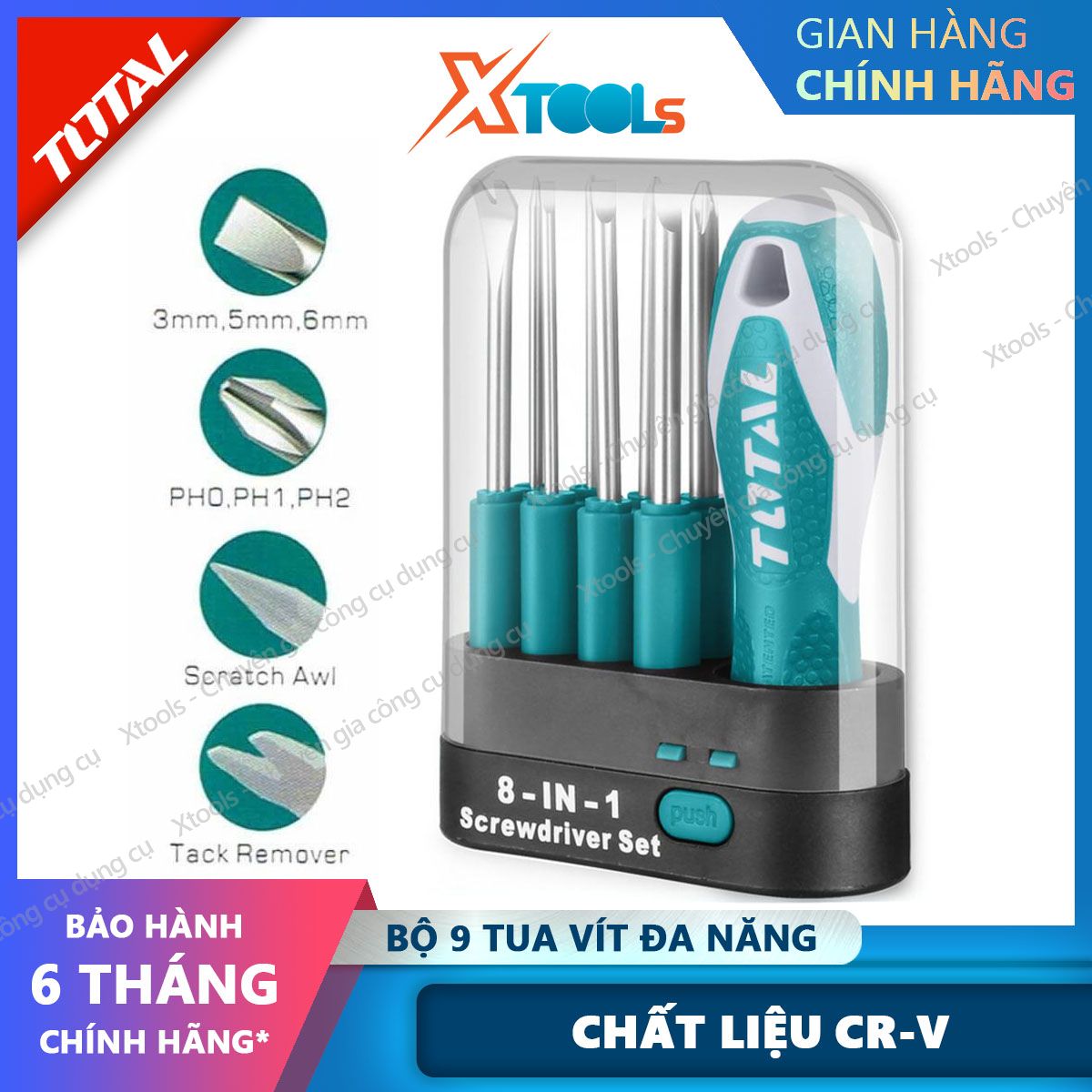 Set 9 tassel multi-purpose screw total THT250906 head screw costuming, hard, definitely. Screwdrivers are refined from alloy steel, replacement flexible [XTools] [xsafe]