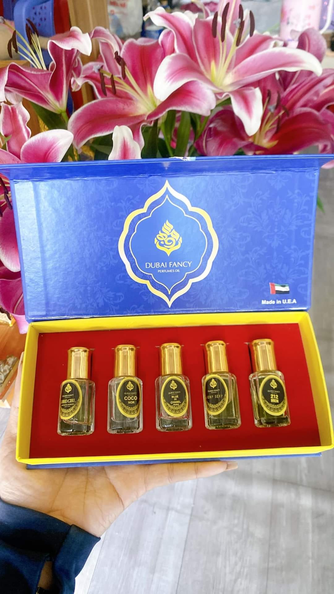 Sét 5 chai nước hoa DUBAI mini