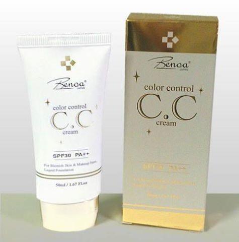 Kem Nền Chống Nắng Benoa CC Color Control