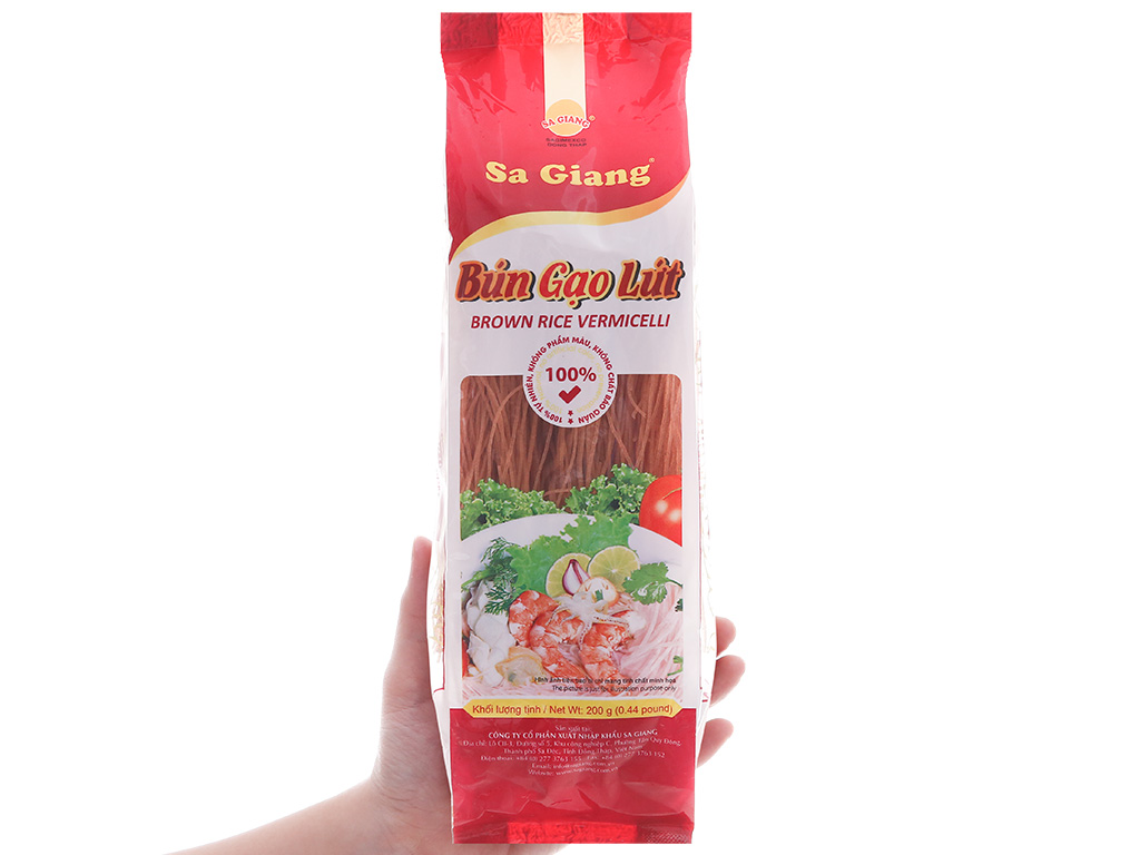 Bún gạo lứt Sa Giang 200g