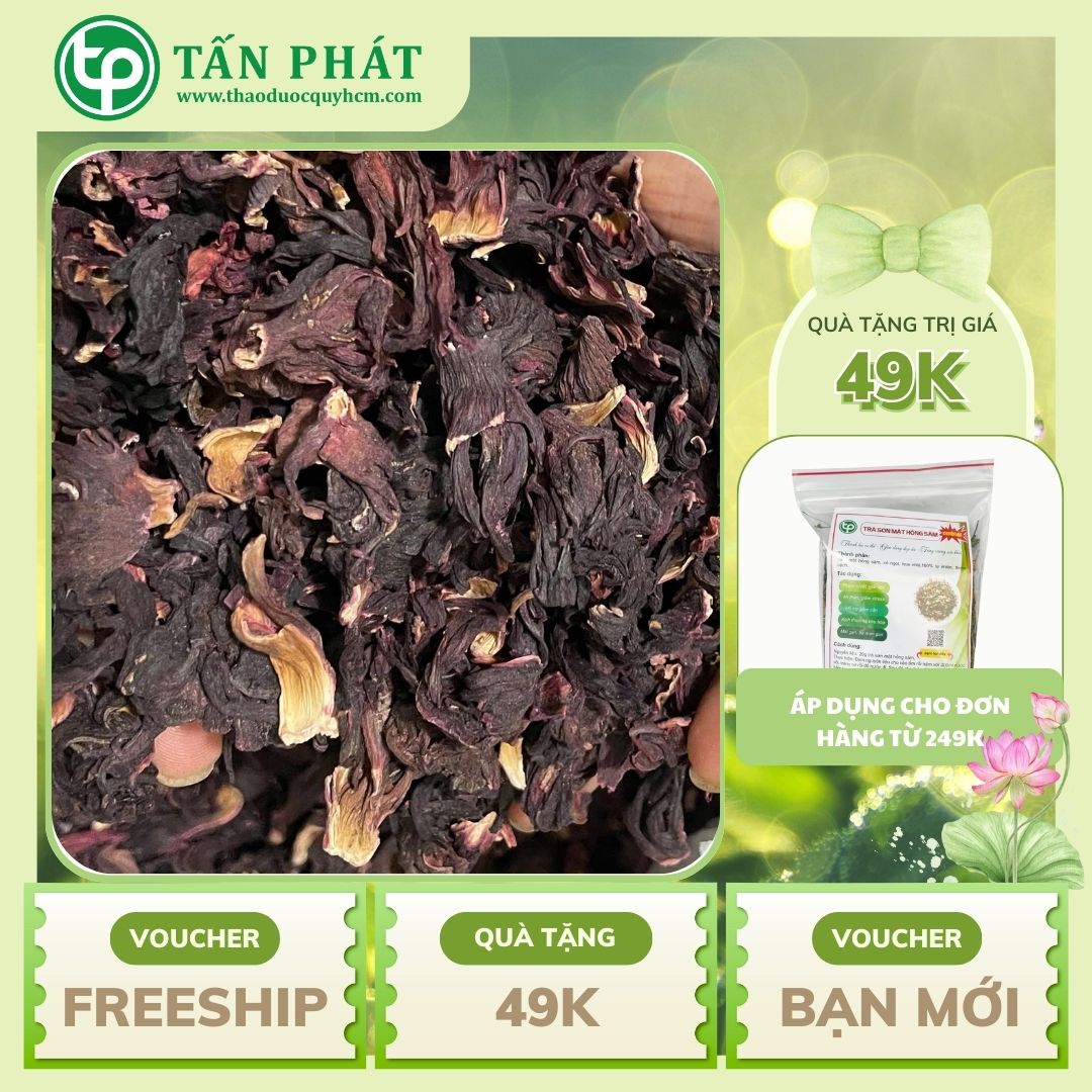 Trà hoa atiso đỏ 500g - Hàng sạch xanh chất lượng cao giá tốt nhất thị trường - Thảo Dược Tấn Phát