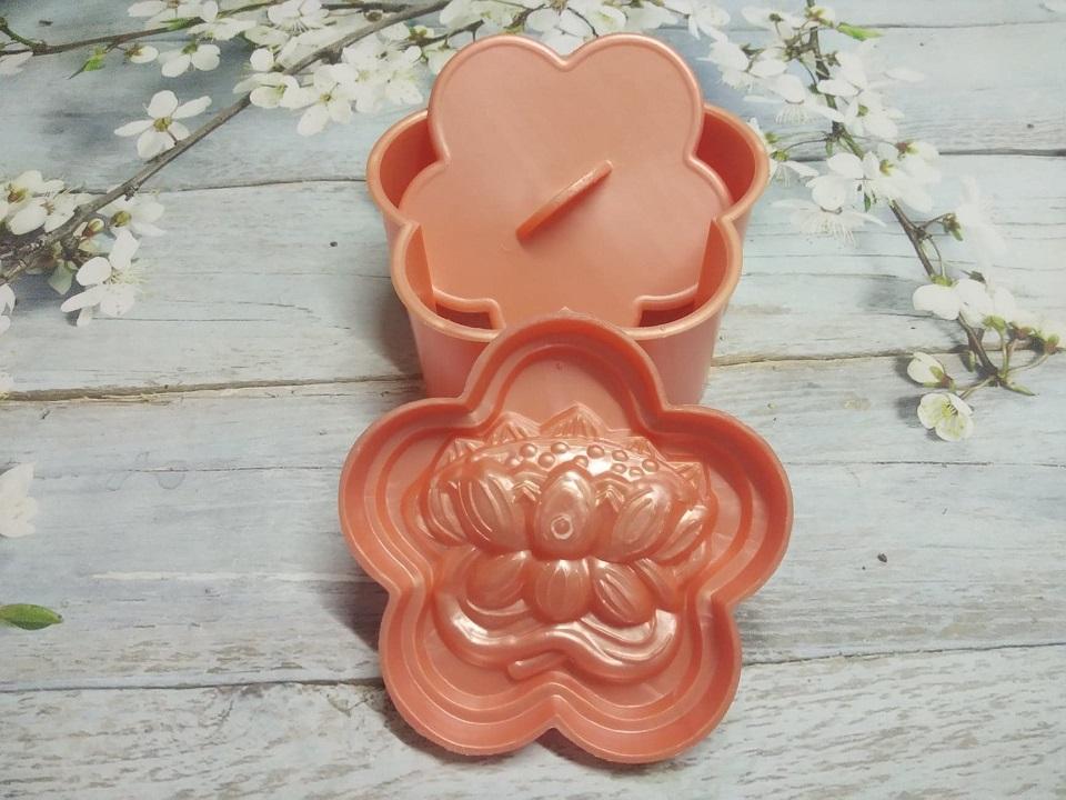 KHUÔN XÔI BÔNG MAI HÌNH HOA SEN 15 CM