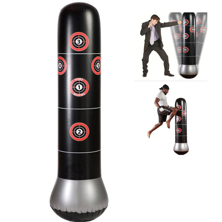 Bao trụ đấm bốc tự cân bằng 1.6 + kèm bơm