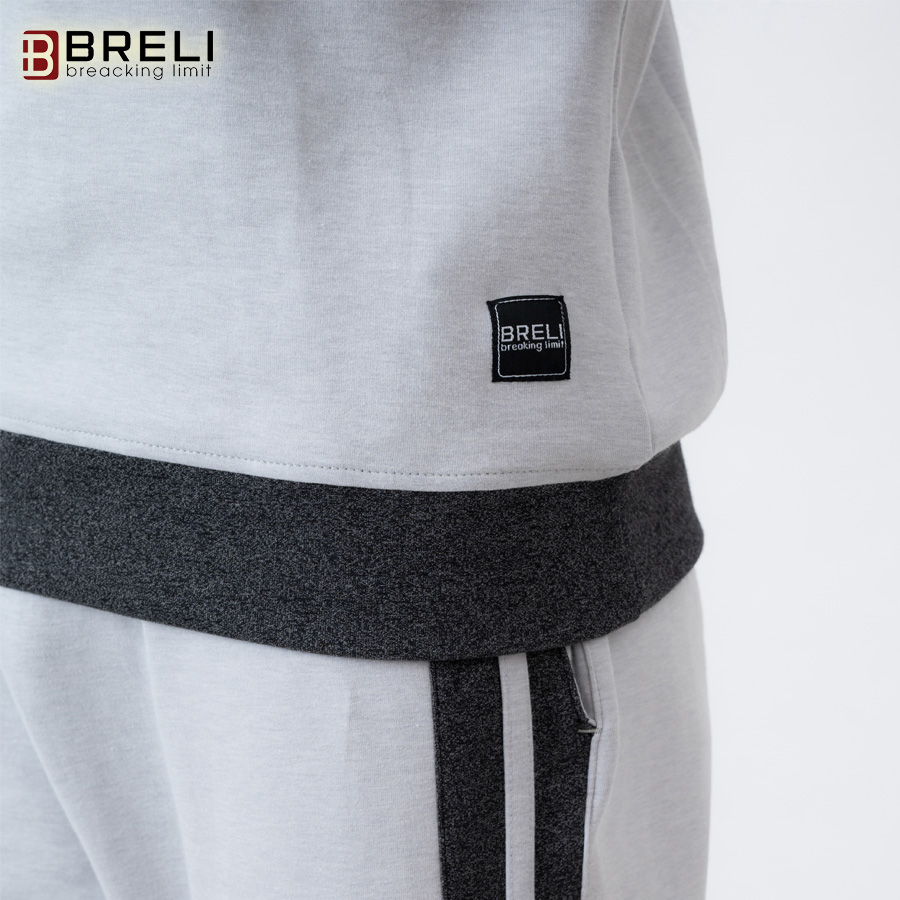 Bộ nỉ thể thao nam Breli - BAN2247-LGR