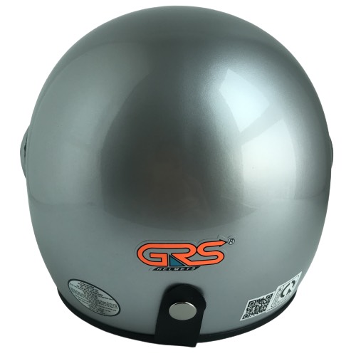 Mũ bảo hiểm trùm đầu kính chống chói lóa cao cấp - GRS A368K Bạc bóng - Vòng đầu 56-58cm - Hàng chính hãng - Bảo hành 12 tháng