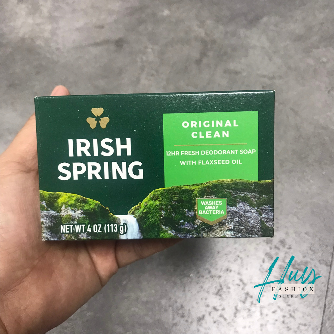 Xà bông cục thơm IRISH SPRING Orginal 113g Xà bông tắm Irish Mỹ