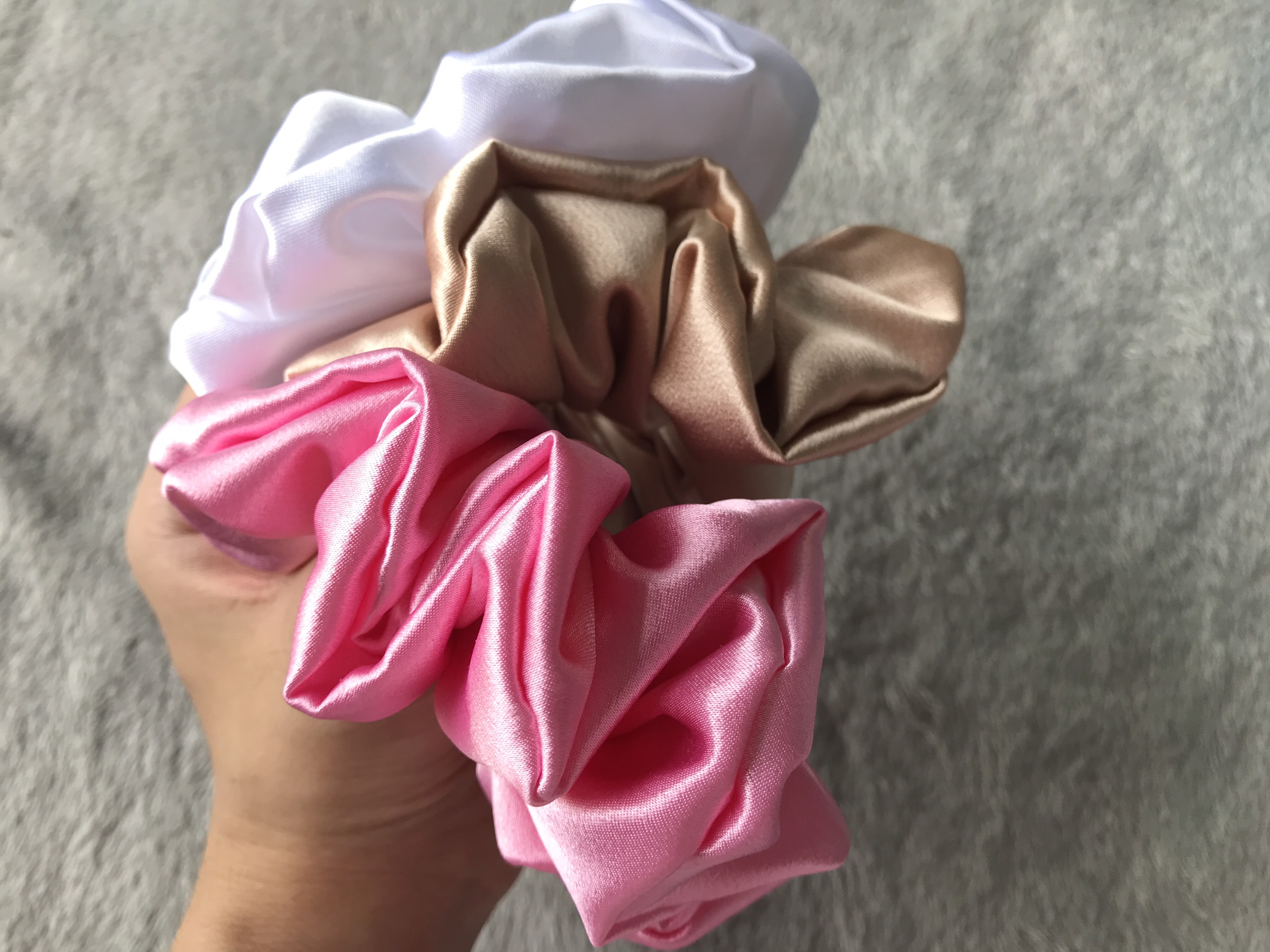 [HCM]Dây Cột Tóc Vải Scrunchies Voan Xinh Xắn