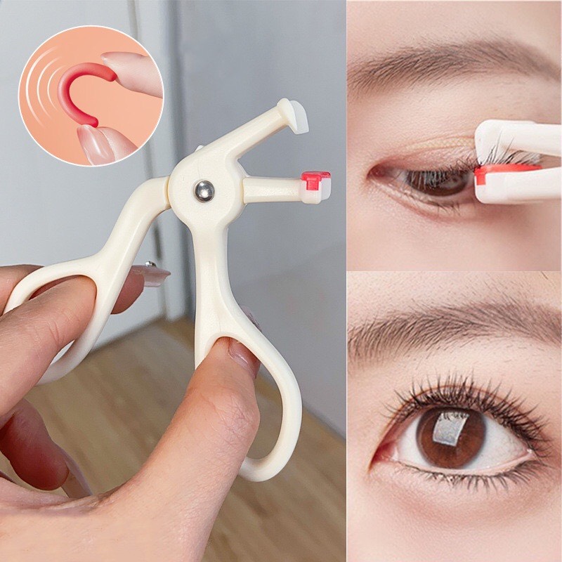 Dụng cụ uốn cong lông mi, kẹp bấm mi trang điểm mắt tiện dụng qiqishop
