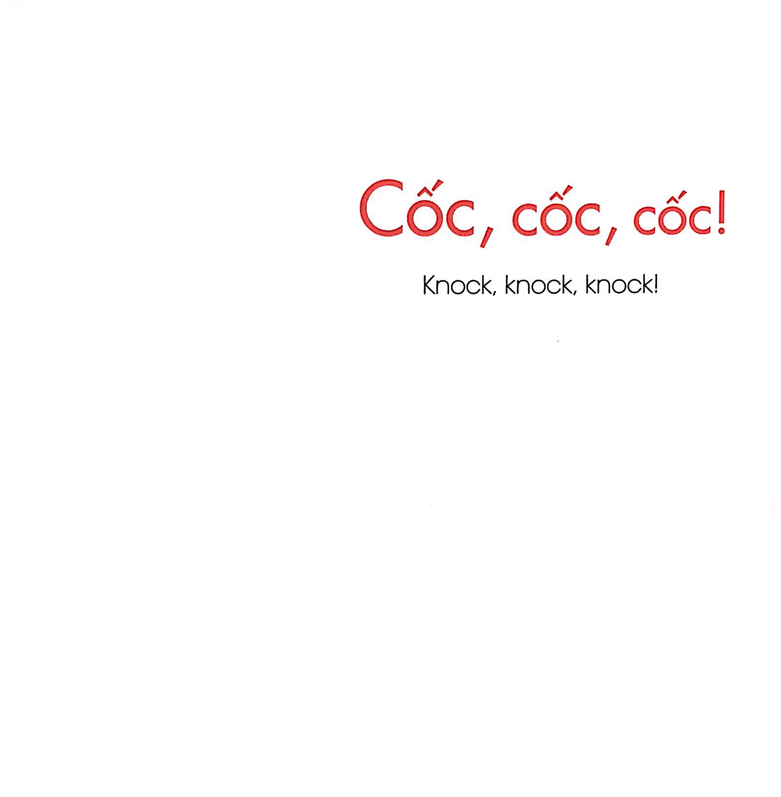 Fahasa - Cốc, Cốc, Cốc!
