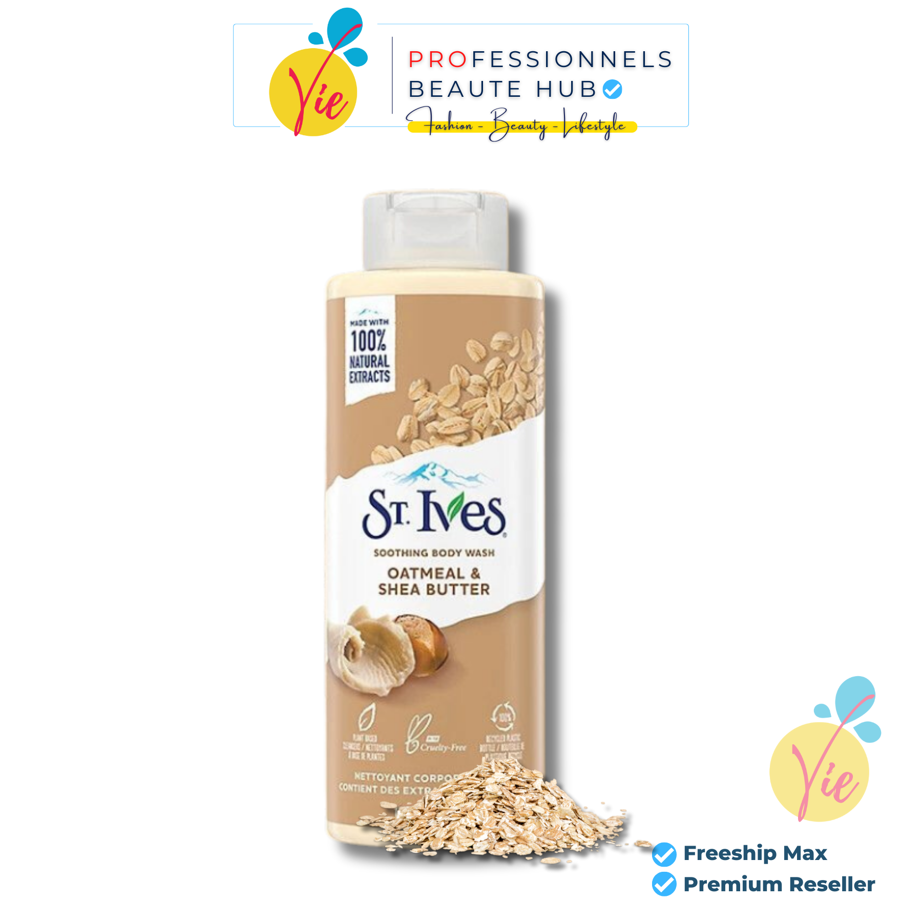 Sữa Tắm St.Ives Tẩy Tế Bào Chết Dịu Nhẹ Dưỡng Da 473ml