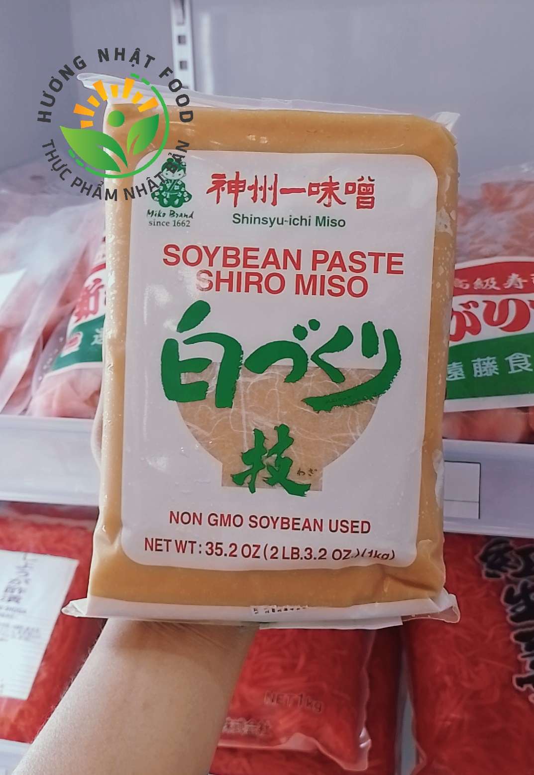 [CHUẨN NHẬT 100%] Đậu Tương SHIRO MISO Nhật Bản 1KG (Dùng nấu súp, canh,...)