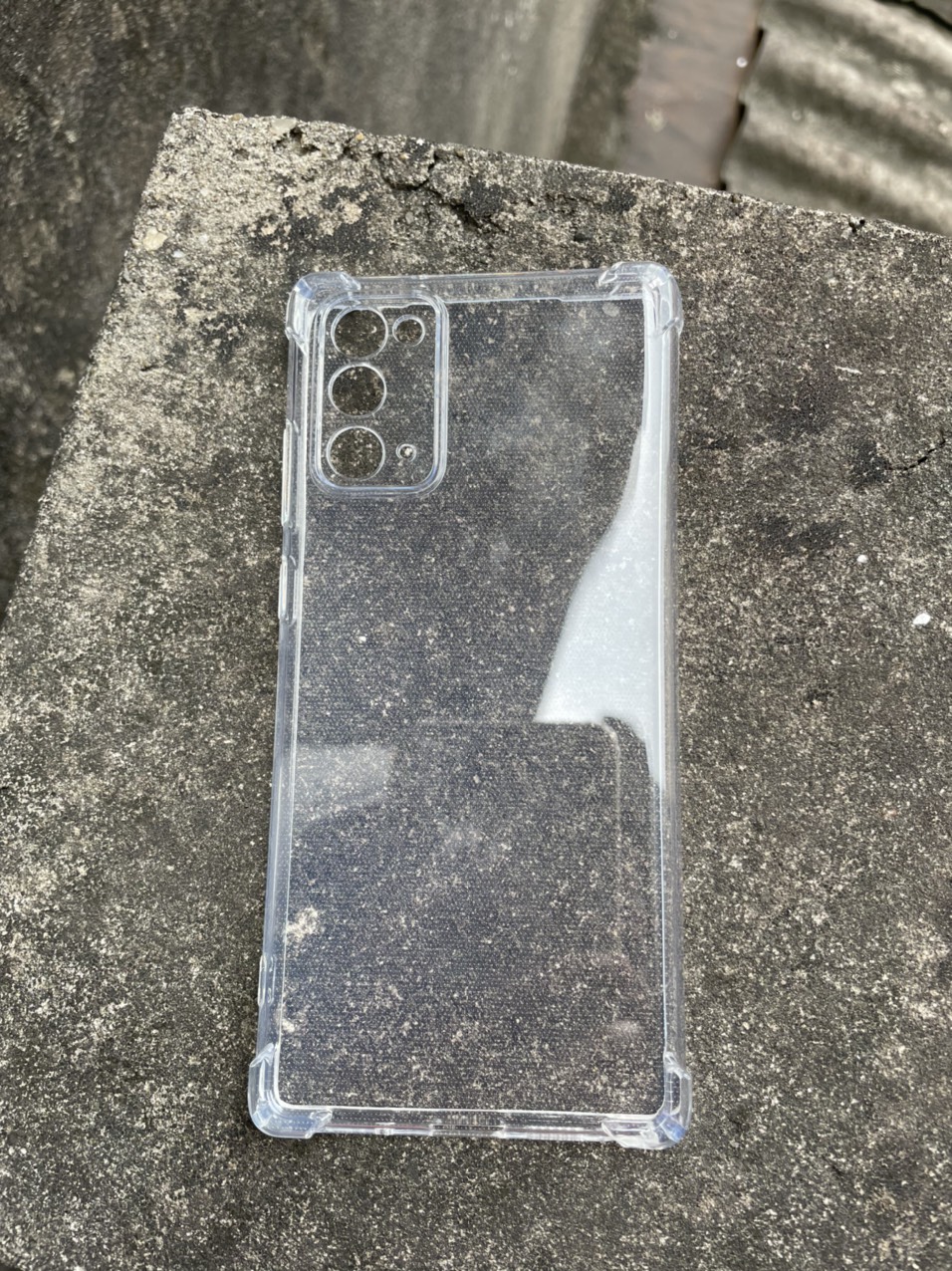 Ốp lưng Samsung Galaxy Note 20 - Silicon trong suốt chống sốc 4 góc