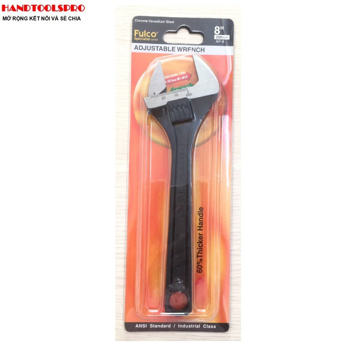 8″ Mỏ lết xi đen FULCO AP-8