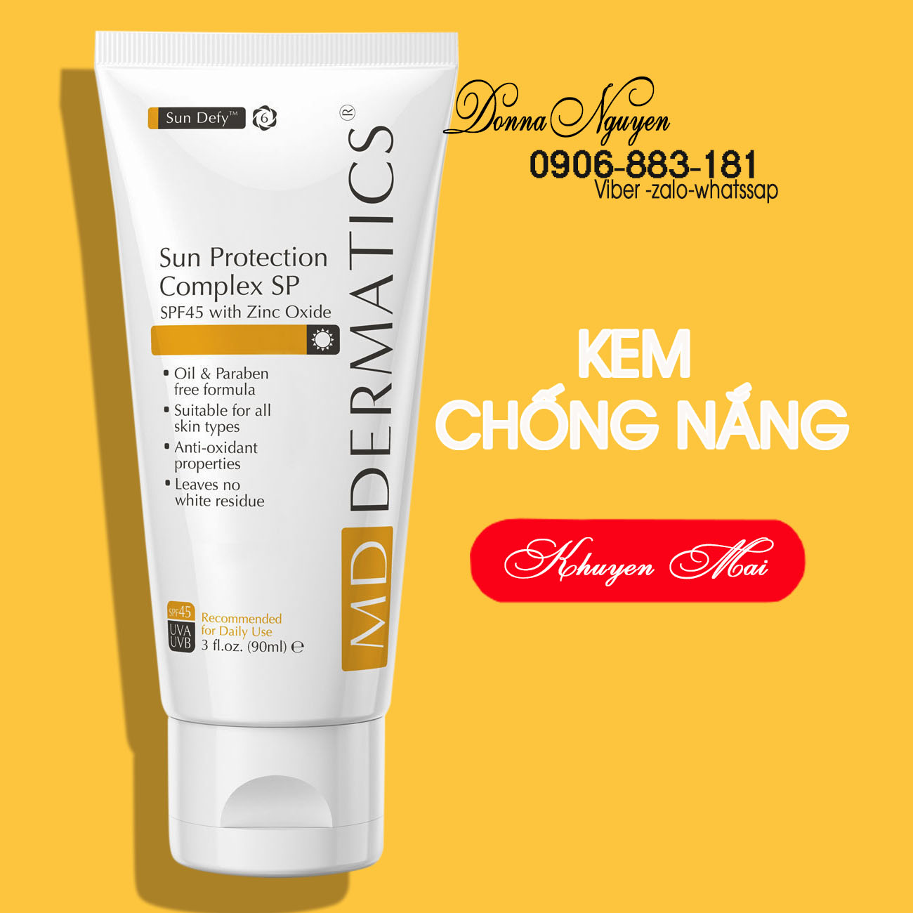 [HCM]Kem chống nắng Sun Protection Complex SPF45