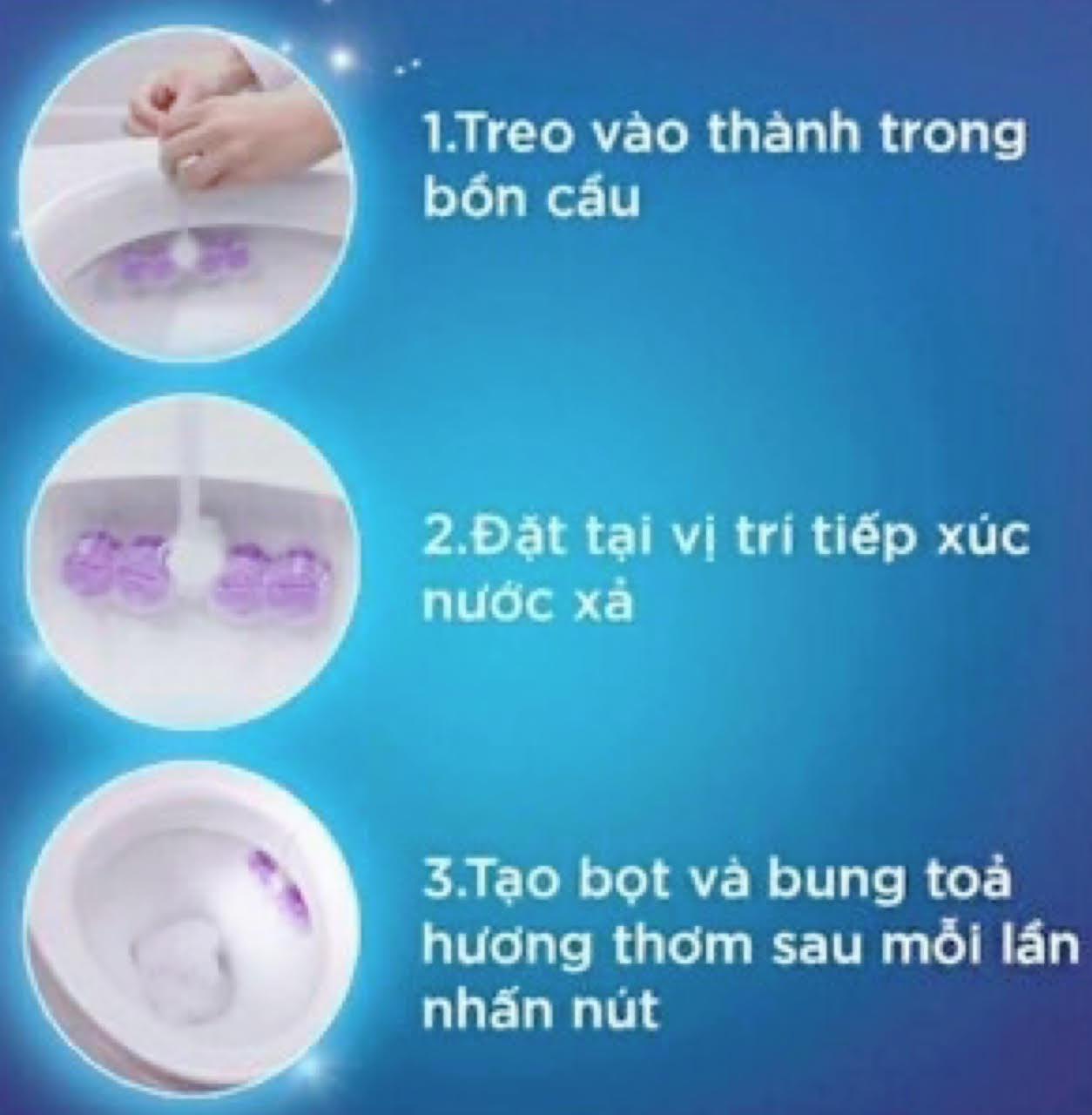 Viên vệ sinh treo bồn cầu VIM ( HƯƠNG BIỂN XANH)