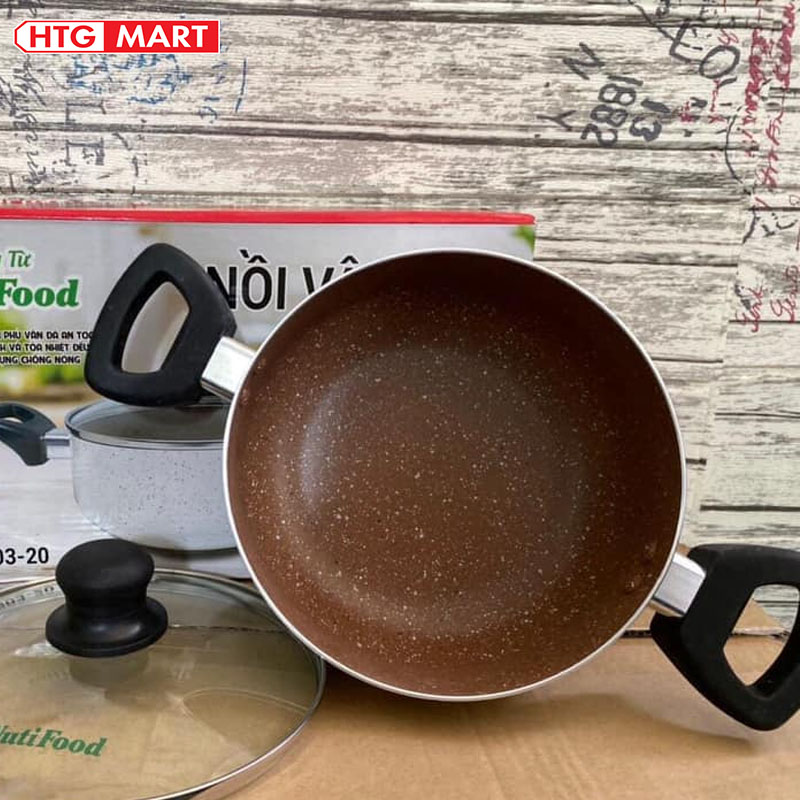 Nồi vân đá 20cm ( ko dùng cho bếp từ )
