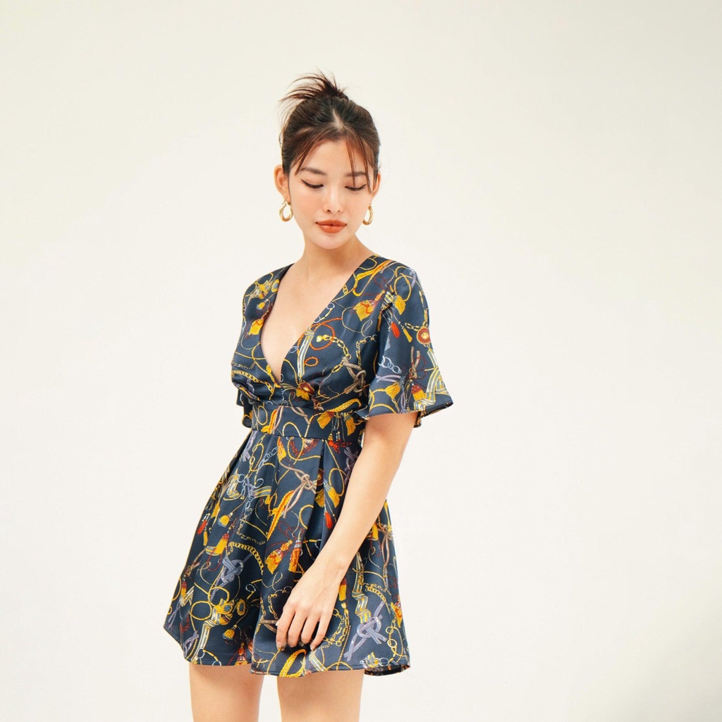 MACHNHADUONG - Jumpsuit Lụa Hoa Nhí - Divi Jumpsuit