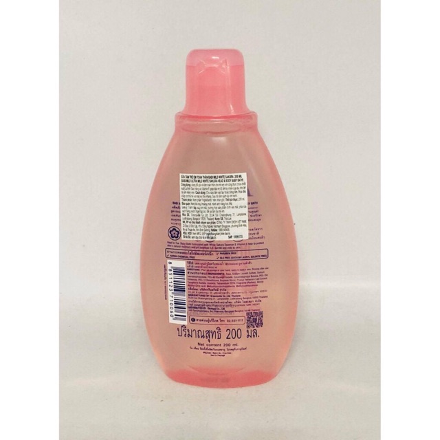 (Hàng mới) Sữa tắm BABI MILD cao cấp cho bé-200ml