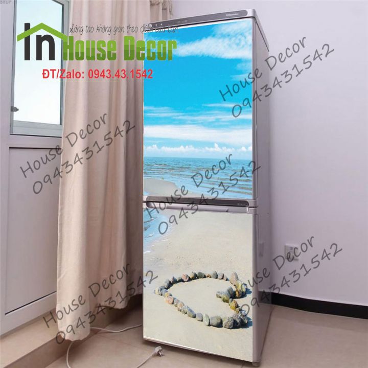 Decal Dán Tủ Lạnh - Chống Thấm Nước - Chất Liệu Decal Bóc Dán - Phù Hợp Mọi Loại Tủ - TL 83 - Decal dán tủ lạnh kệ tường tủ quần áo, decal dán, giấy dán, trang trí nội thất, giấy dán nội thất, trang trí nhà cửa